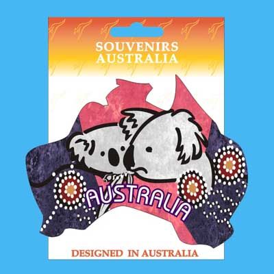 Resin Magnet Map Koala