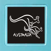 Acrylic Magnet Brush Art Kangaroo