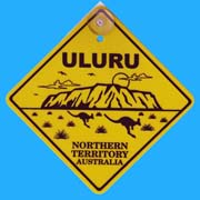 Suction Roadsign Uluru