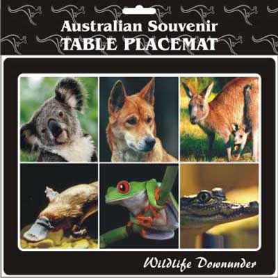 Cork Placemat Wildlife Downunder