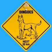 Suction Roadsign Dingos