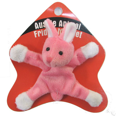 PLUSH MAGNET RABBIT